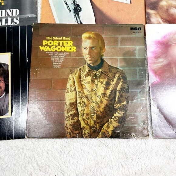 Vintage Country Vinyl Record Lot of 9  Porter Wagoner, Oak Ridge, Tammy Wynette - Picture 5 of 11